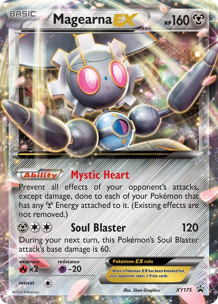 Magearna-EX #XY175, XY Black Star Promos Battle Heart Tins