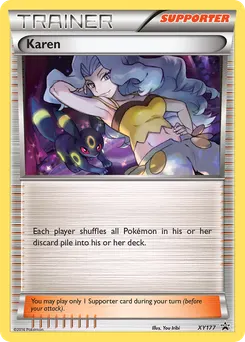 Karen #XY177, Battle Arena Decks: Rayquaza VS Keldeo