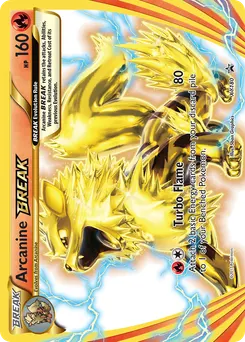 Arcanine BREAK #XY180, Arcanine Break Evolution Box-Jumbo