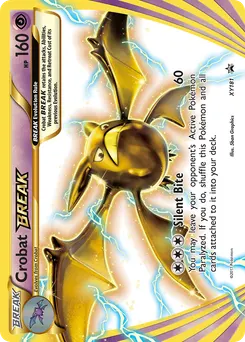 Crobat BREAK #XY181, Arcanine Break Evolution Box
