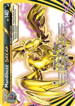 Mandibuzz BREAK #XY182, Arcanine Break Evolution Box