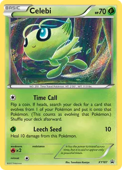 Celebi #XY187, Volcanion Mythical Collection
