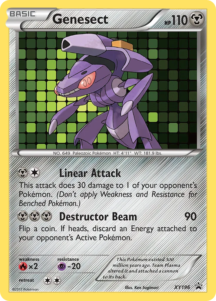 Genesect #XY196, XY Black Star Promos Magearna Mythical Collection