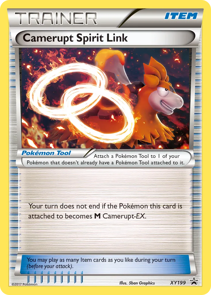 Camerupt Spirit Link #XY199, XY Black Star Promos Mega Camerupt EX Premium Collection