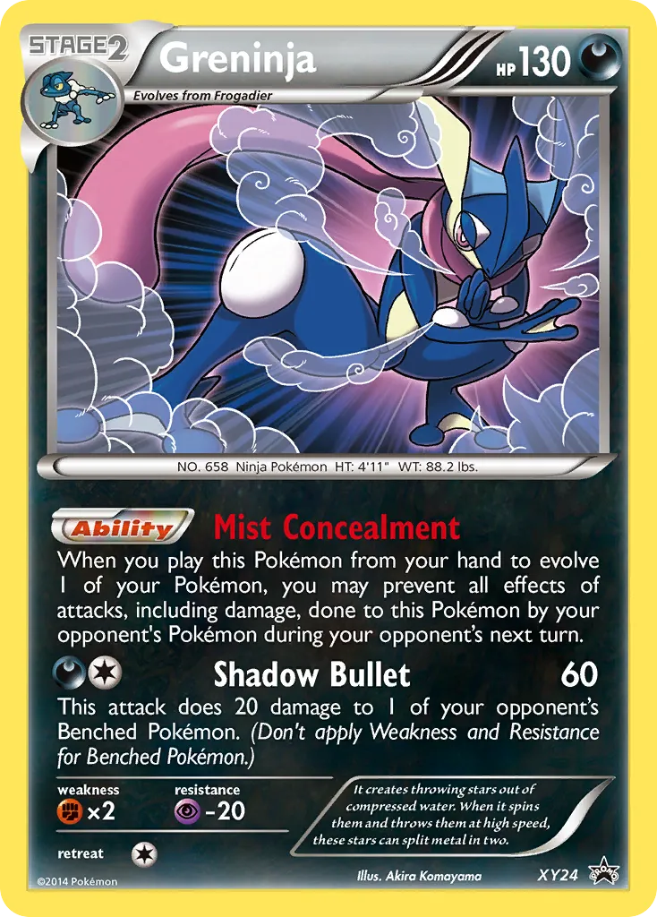Greninja #XY24, XY Black Star Promos