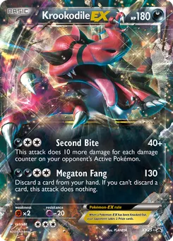 Krookodile-EX #XY25, Standard