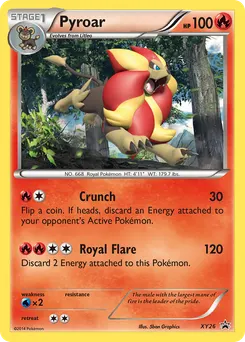 Pyroar #XY26, Standard