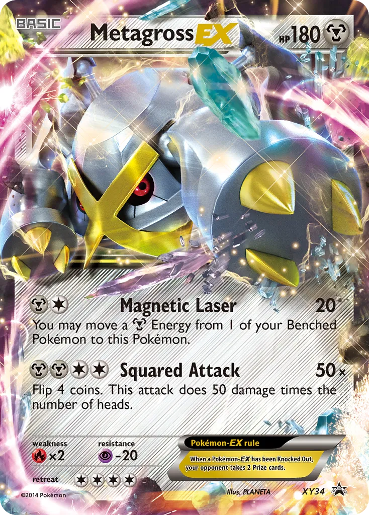 Metagross-EX #XY34, XY Black Star Promos