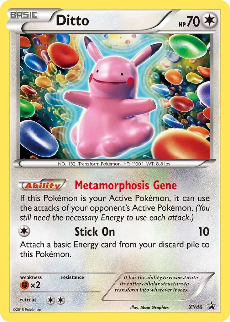 Ditto #XY40, XY Black Star Promos