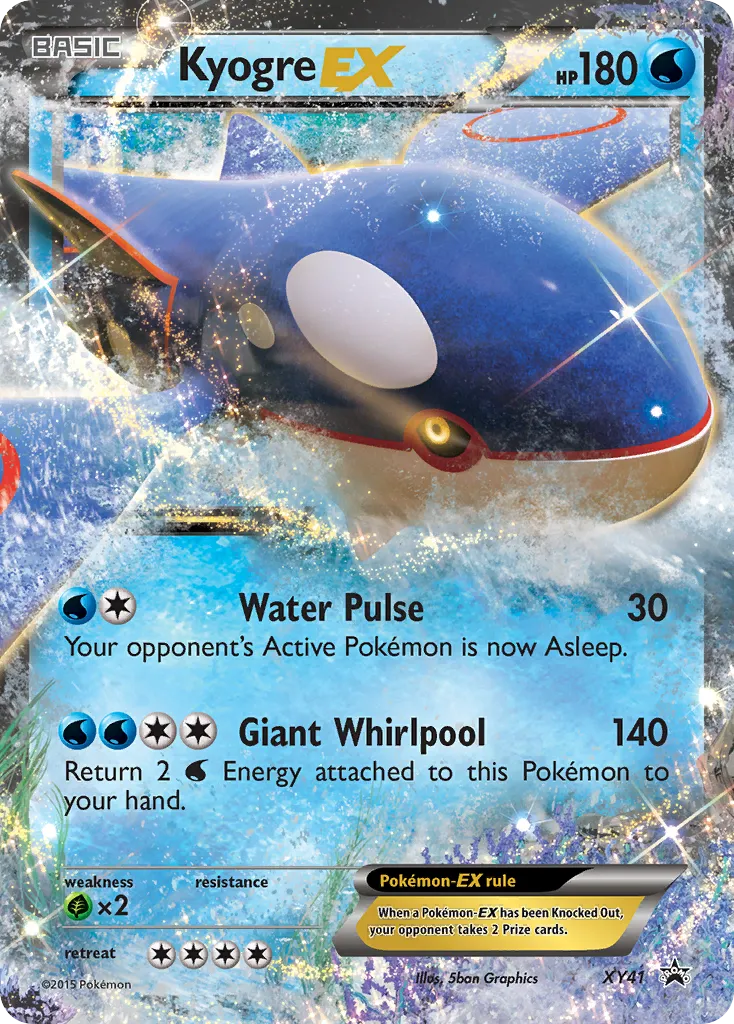 Kyogre-EX #XY41, XY Black Star Promos