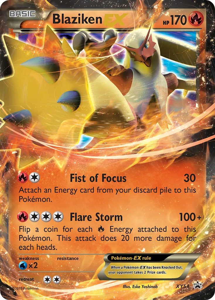 Blaziken-EX #XY54, XY Black Star Promos