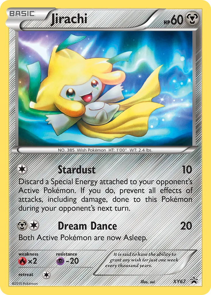 Jirachi #XY67, XY Black Star Promos Breakthrough Blister