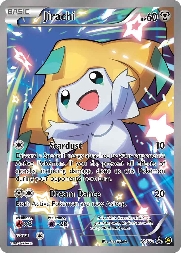 Jirachi #XY67a, XY Black Star Promos Premium Trainer XY Collection