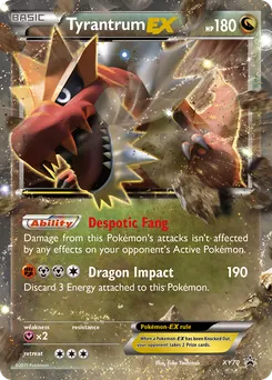 Tyrantrum-EX #XY70, Standard