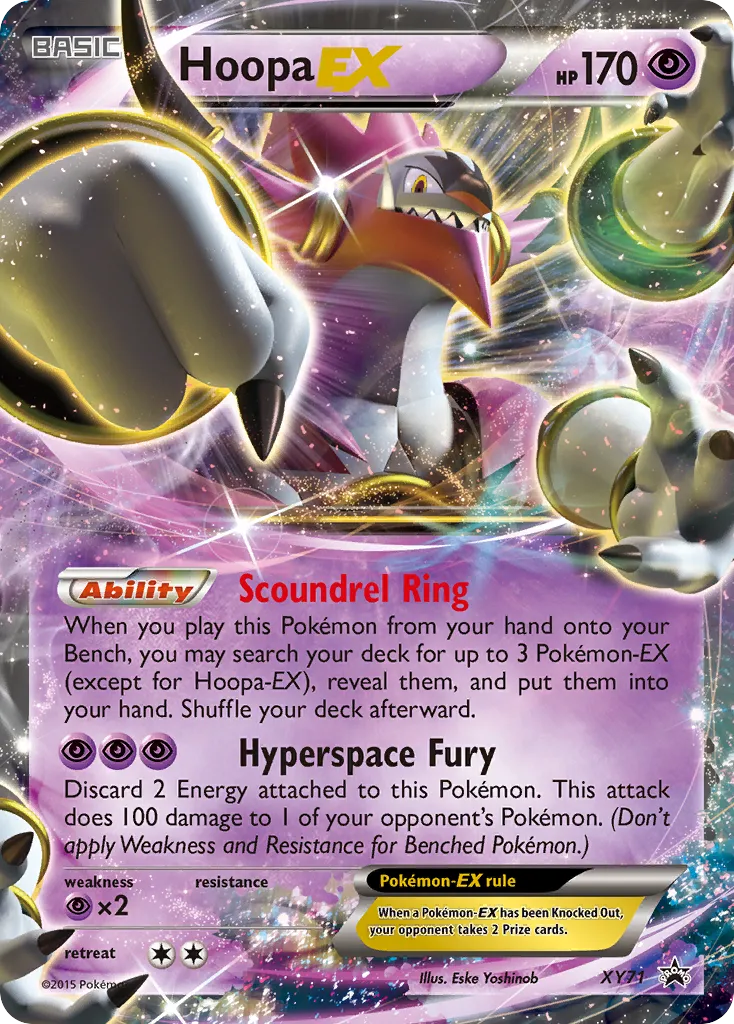 Hoopa-EX #XY71, XY Black Star Promos
