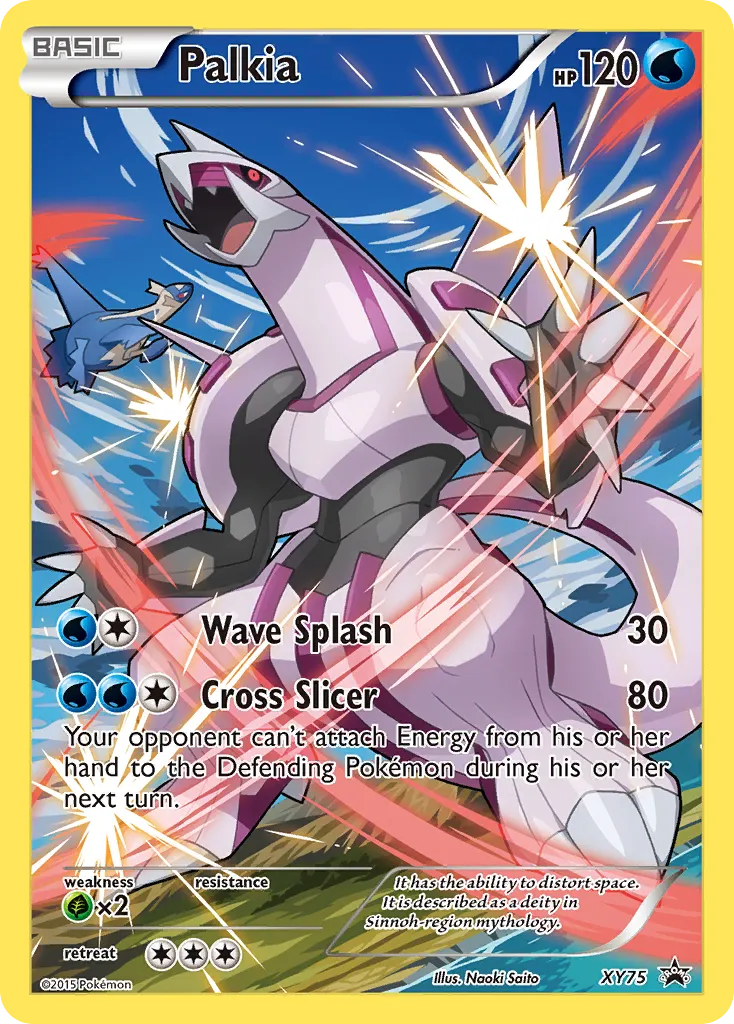Palkia #XY75, XY Black Star Promos