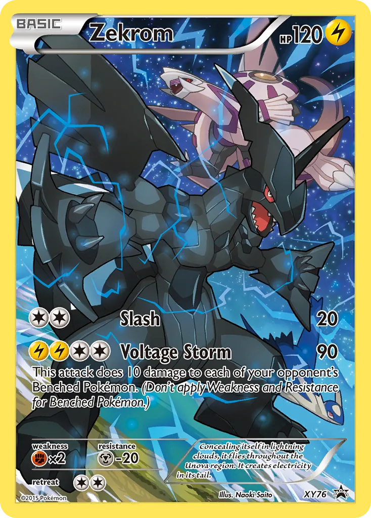 Zekrom #XY76, XY Black Star Promos