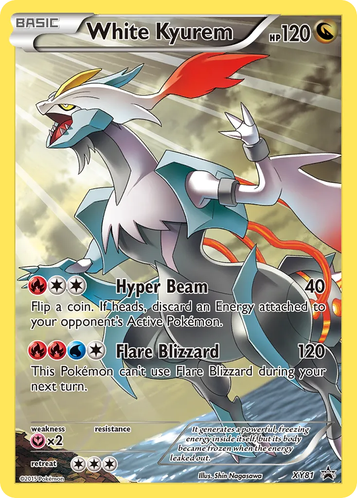 White Kyurem #XY81, XY Black Star Promos