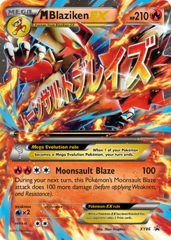 M Blaziken-EX #XY86, Standard