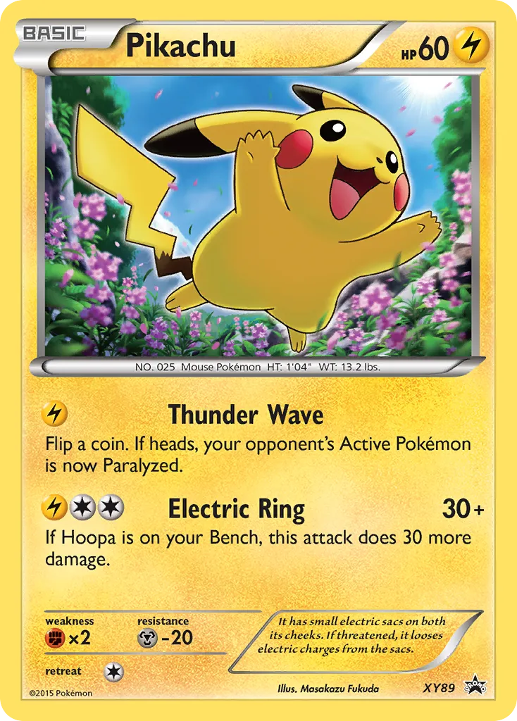 Pikachu #XY89, XY Black Star Promos Breakthrough