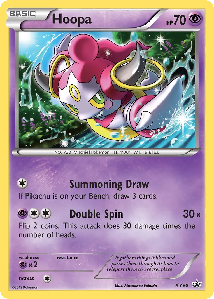 Hoopa #XY90, XY Black Star Promos Breakthrough