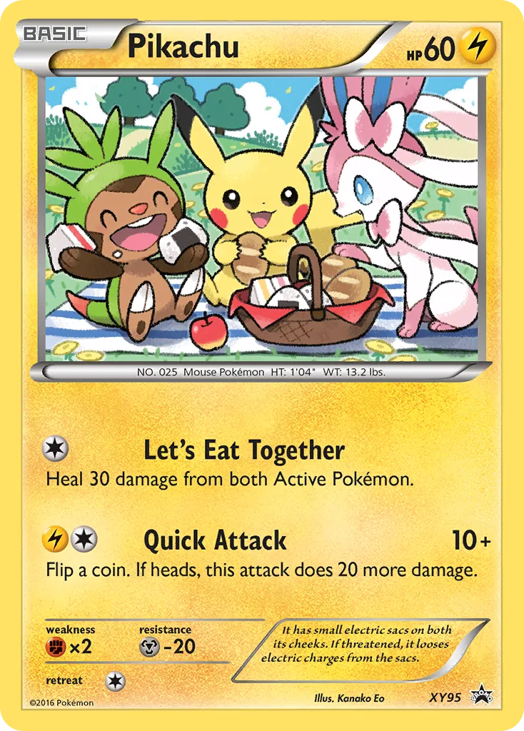 Pikachu #XY95, XY Black Star Promos Breakpoint Blisters