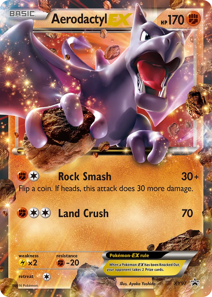 Aerodactyl-EX #XY97, XY Black Star Promos M Aerodactlyl EX Premium Collection