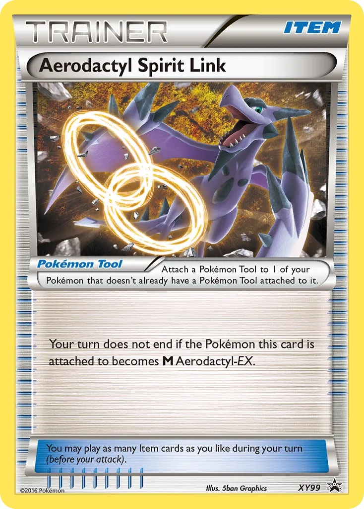 Aerodactyl Spirit Link #XY99, XY Black Star Promos M Aerodactlyl EX Premium Collection