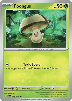 Foongus #10, Master Ball Reverse Holo