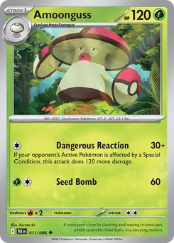 Amoonguss #11, Master Reverse Holo