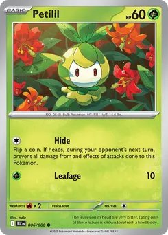 Petilil #6, Master Ball Reverse Holo