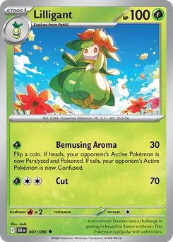 Lilligant #7, Master Reverse Holo